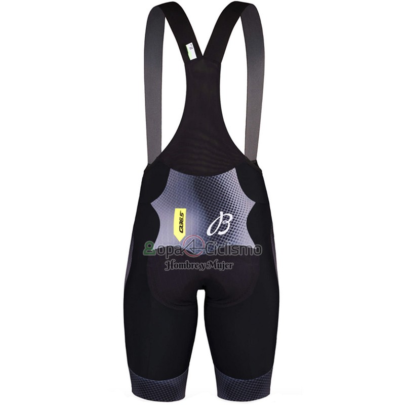 Q36.5 Ropa Ciclismo Culotte Corto 2023 Hombre Mangas Cortas Gris